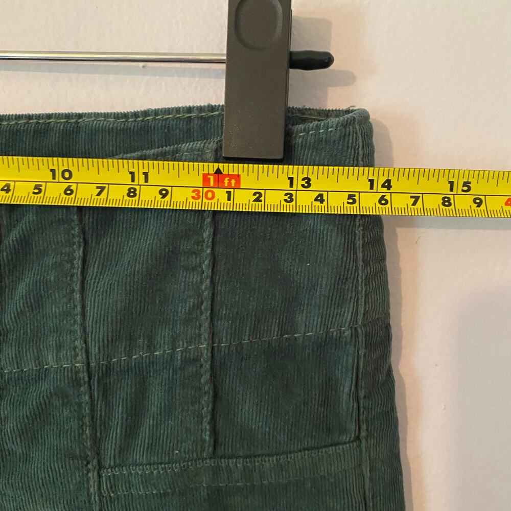 We The Free Green Corduroy Jayde High Waisted Flare Pants Boho Women's size 28 - Picture 9 of 13